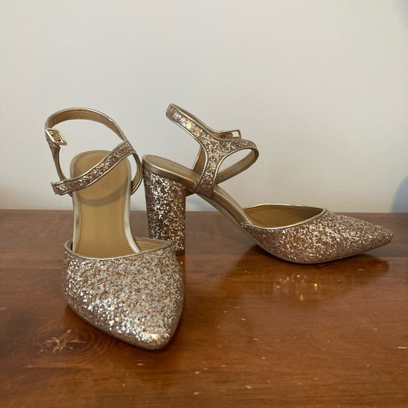 J. Crew Glitter Pointy-toe heels - Picture 3 of 9